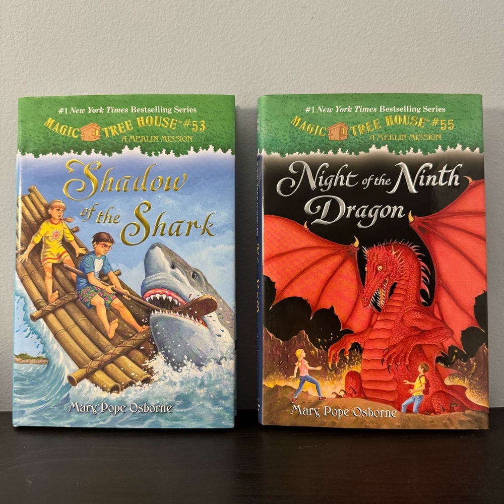 Set of 2 Magic Tree House adventure books by Mary Pope Osborne 53 & 55 NEW NWOT